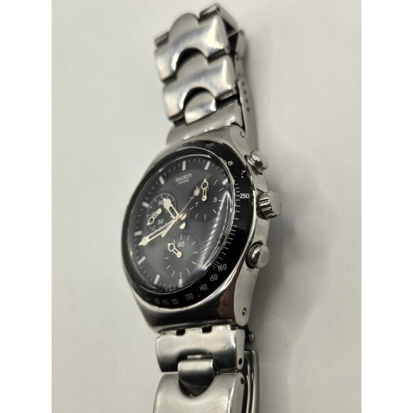 Swatch Irony Windfall Chronograph Swiss Quartz YCS410GX Men's Watch SMALL BAND - Picture 10 of 11
